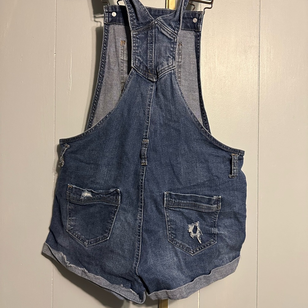 Blue Denim Overalls - Picture 2 of 3